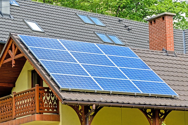 home solar panel installation